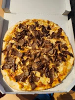 Dönerpizza Pizza Mit Drehspieß